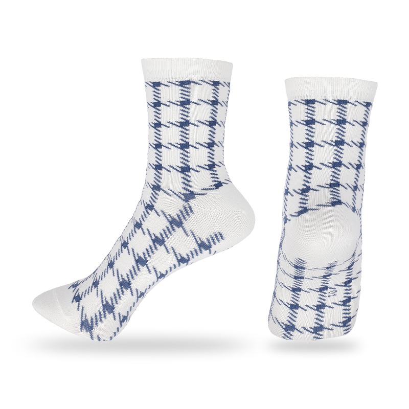 Calcetines sin costura invisibles casuales de vestir con patrón a cuadros para hombre ODM