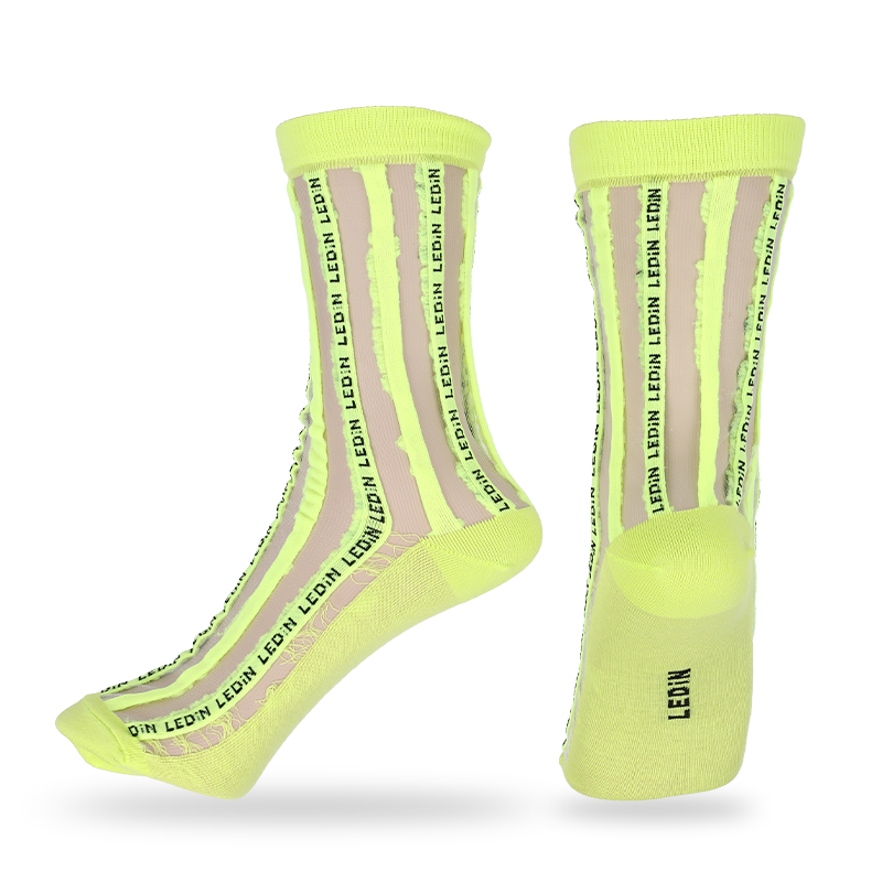 Calcetines finos de vestir de temporada de verano de seda de cristal transparente para mujer al por mayor o personalizados