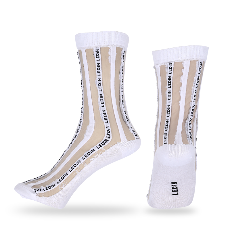 Calcetines finos de vestir de temporada de verano de seda de cristal transparente para mujer al por mayor o personalizados