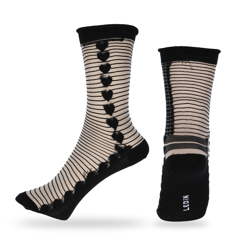 Calcetines finos de vestir de temporada de verano de seda de cristal transparente para mujer al por mayor o personalizados