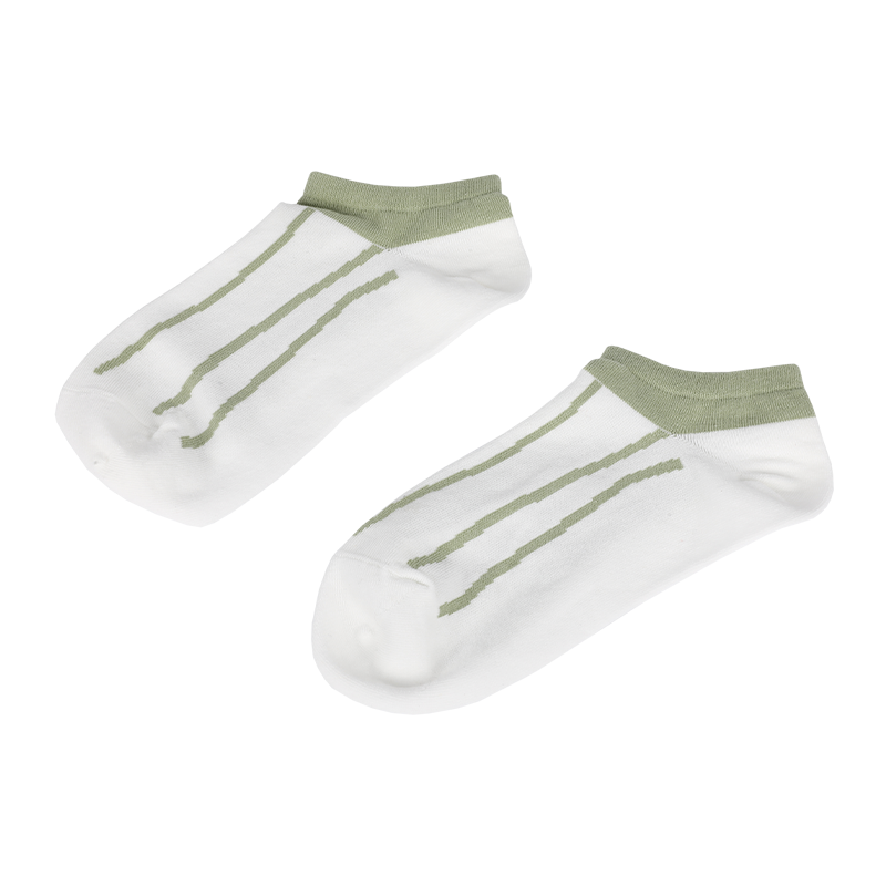 calcetines de corte bajo con tacón cosido en Y lisos y cómodos para mujer