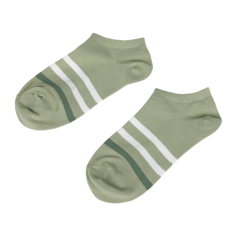calcetines de corte bajo con tacón cosido en Y lisos y cómodos para mujer