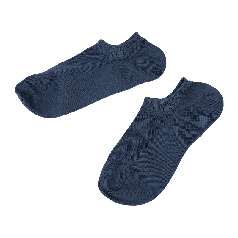 Calcetines invisibles clásicos de malla transpirable con empeine y talón cosido en U para mujer