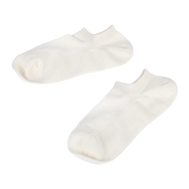 Calcetines invisibles clásicos de malla transpirable con empeine y talón cosido en U para mujer
