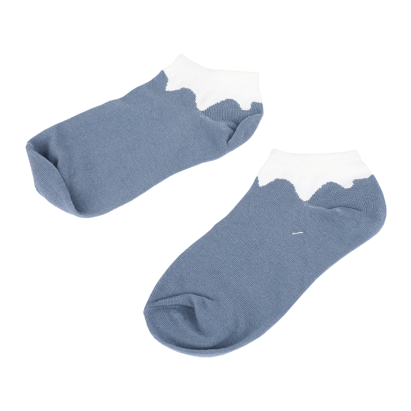 Calcetines de algodón de zapatillas de deporte de corte bajo clásico para hombres calientes