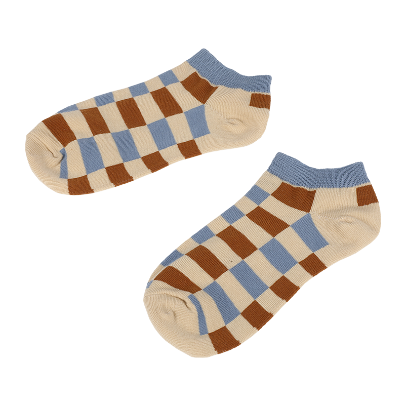 Calcetines de algodón de zapatillas de deporte de corte bajo clásico para hombres calientes