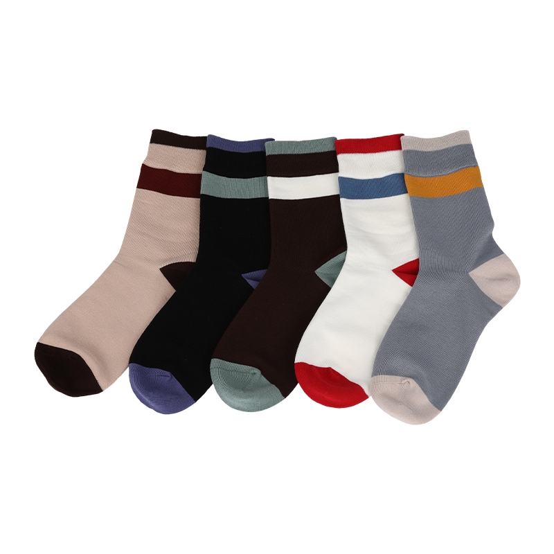 Calcetines casuales de vestir con patrón agradable para hombres al por mayor o personalizados