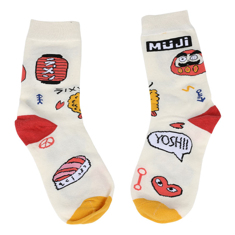 Combina con la estética de tu colección de ropa, calcetines casuales unisex de dibujos animados de anime de ajuste seco, que están hechos con algodón de alta calidad, por lo que los calcetines son suaves, cómodos, duraderos, transpirables y cálidos.