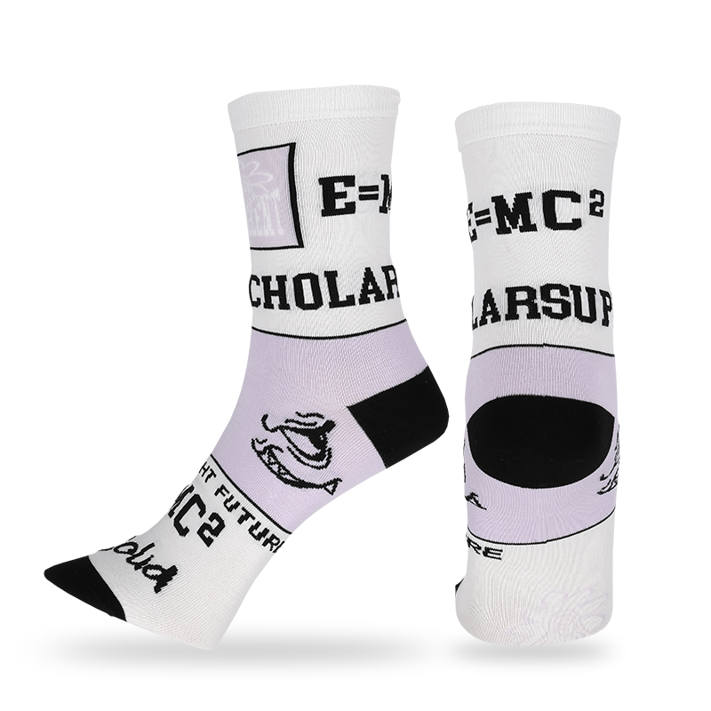 calcetines de vestir de hombre de negocios con un rico diseño de jacquard y un patrón abstracto