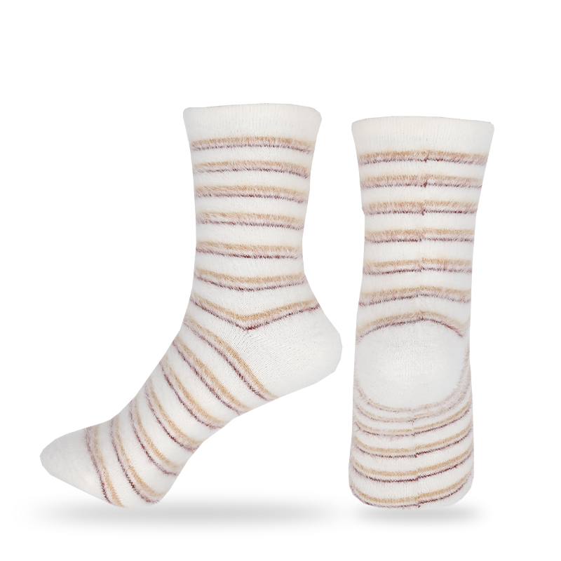 Calcetines cálidos térmicos con patrón de diseño de invierno de marta artificial al por mayor o personalizados