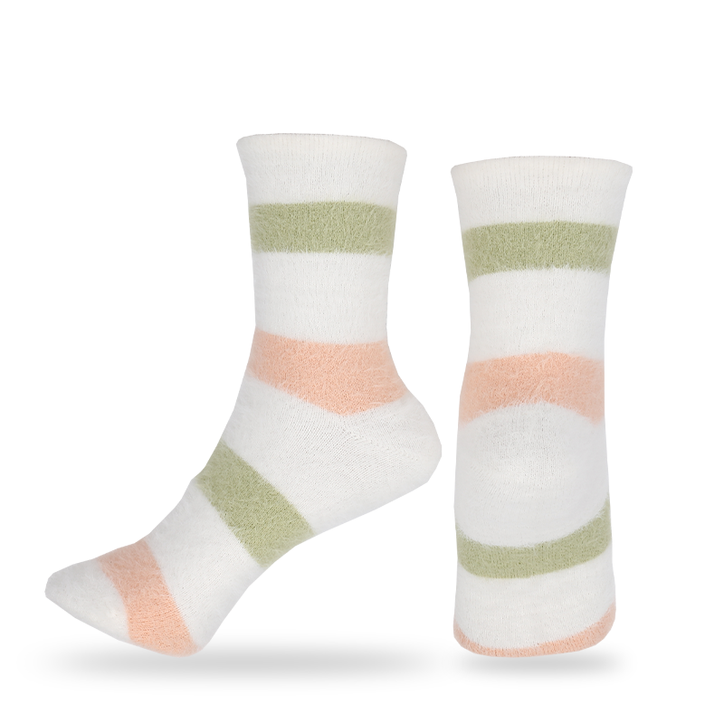 Calcetines cálidos térmicos con patrón de diseño de invierno de marta artificial al por mayor o personalizados