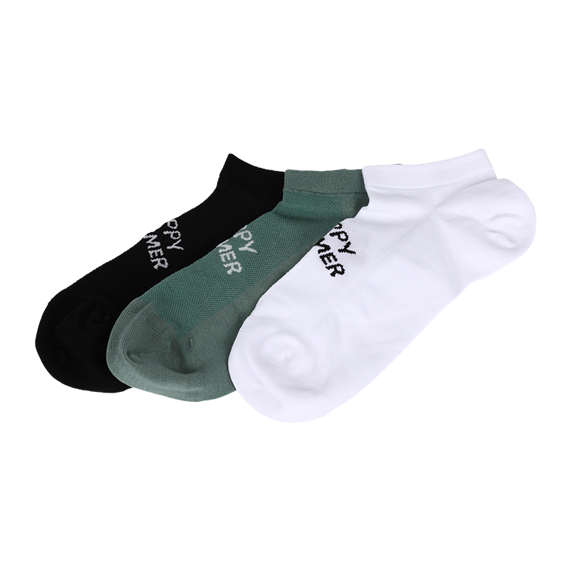 Empeine de malla transpirable clásico para hombre al por mayor o personalizado con letras calcetines finos de corte bajo