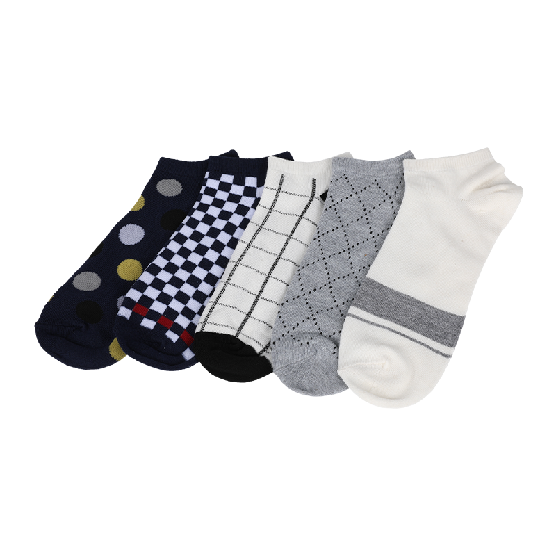 Calcetines tobilleros duraderos antifricción clásicos de mezcla de algodón para hombre para el mercado japonés