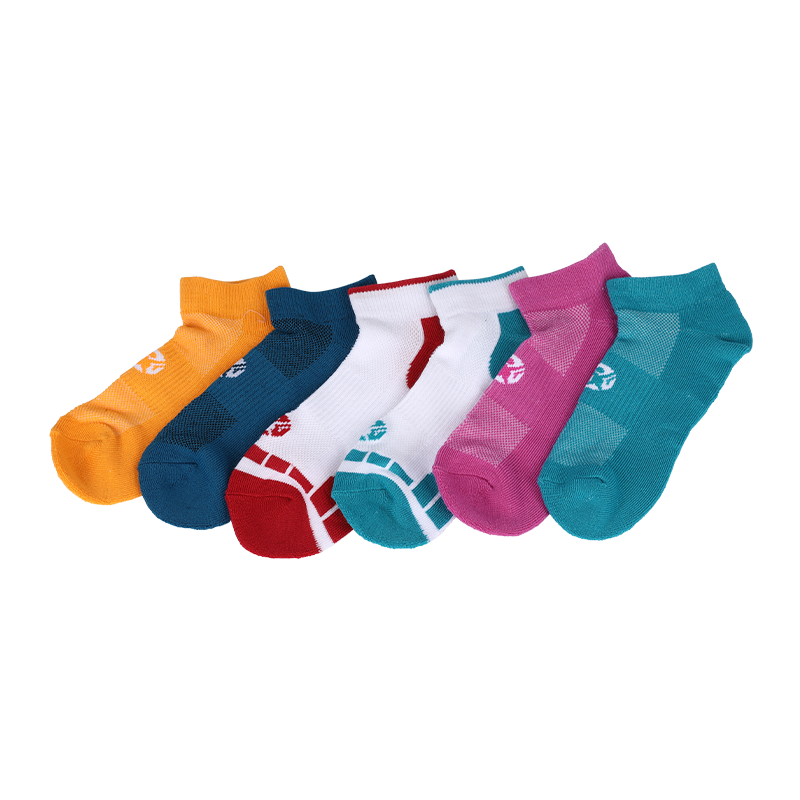 Calcetines deportivos de corte bajo con media amortiguación y secado rápido con logotipo personalizado Calcetines deportivos de corte bajo
