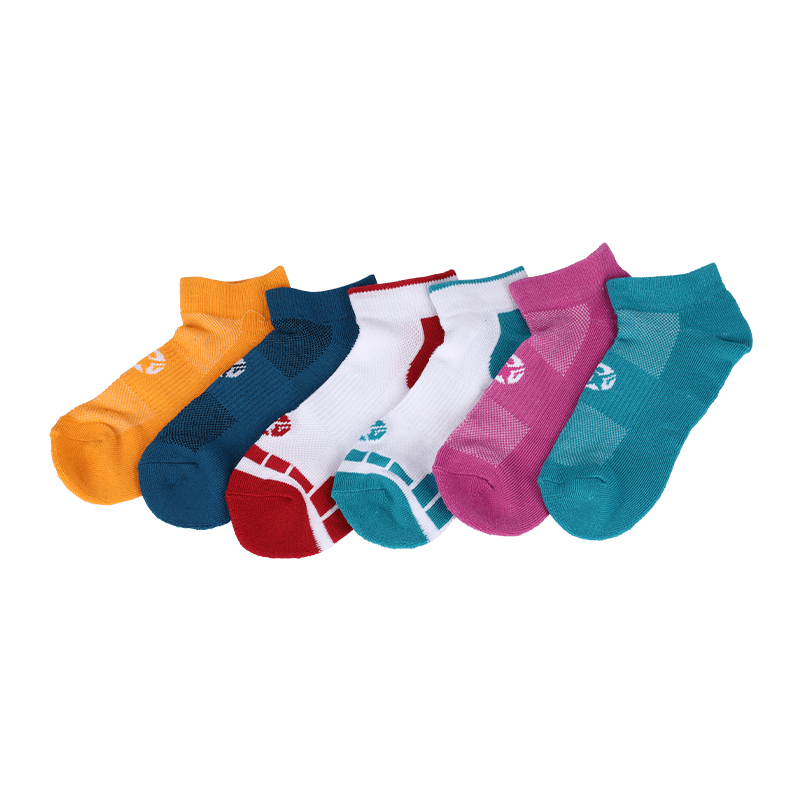 Calcetines deportivos de corte bajo con media amortiguación y secado rápido con logotipo personalizado Calcetines deportivos de corte bajo