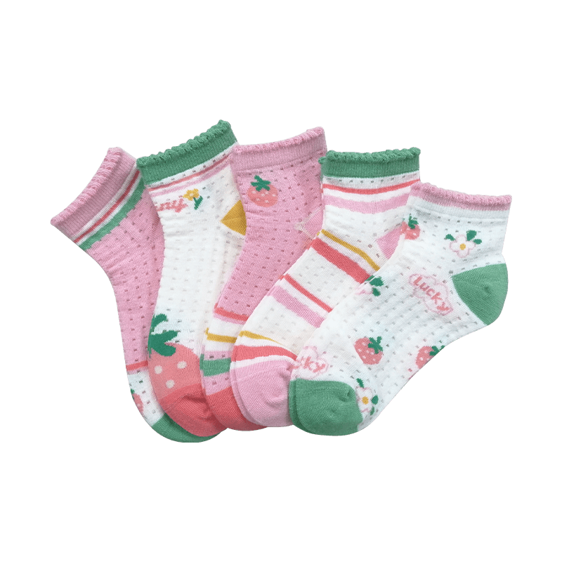 Calcetines finos transpirables para niños de malla dulce y encantadora de la temporada de verano