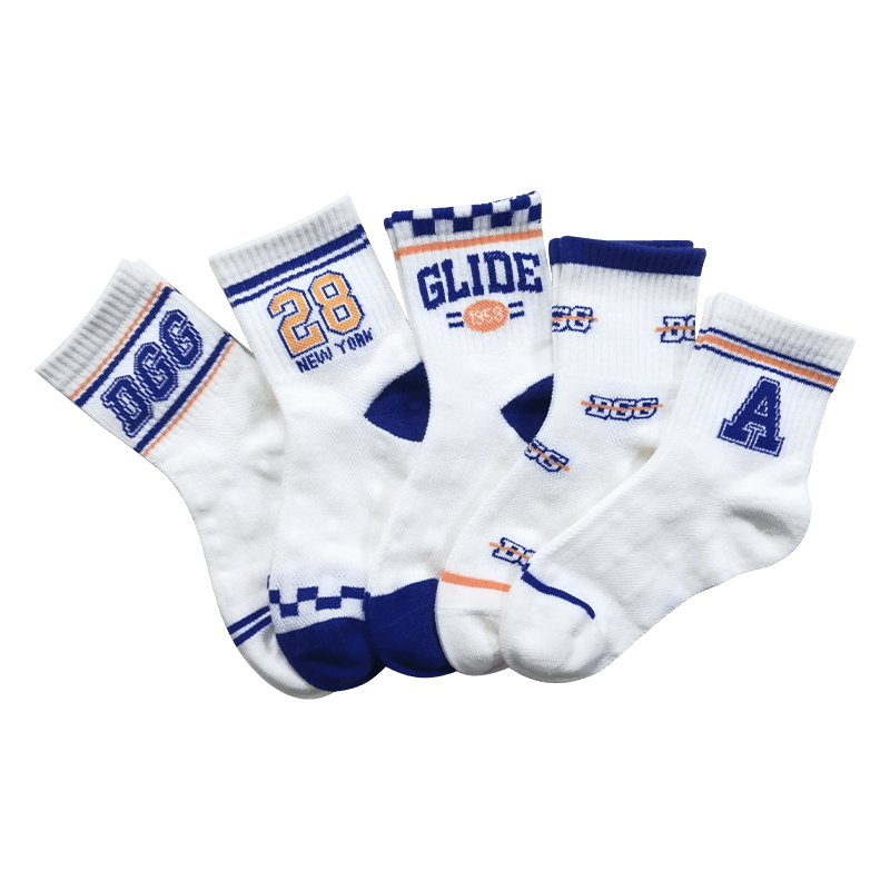 Calcetines deportivos midi letras niños